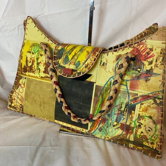 Unique Hand crafted bag shoulder bag - Picture 4 of 9